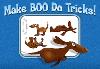 Make Boo do tricks.  Watch BOO run, jump through a hoop, and play dead.  Here you can also learn how to teach your own dog many tricks!